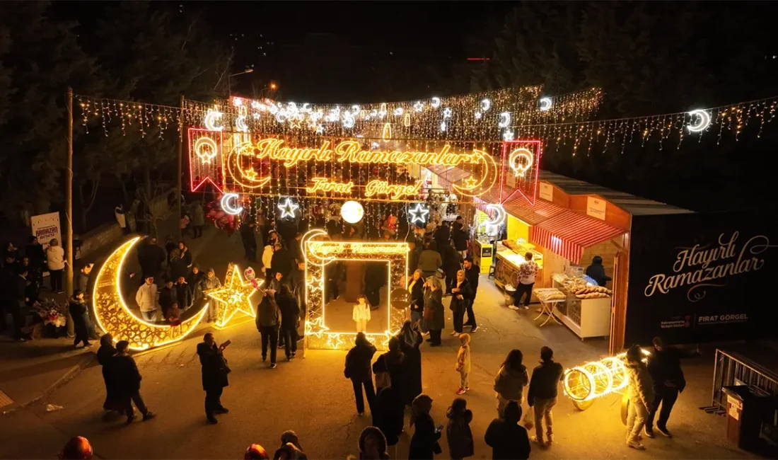 Kahramanmaraş’ta Ramazan Dayanışması Şehri Sardı Büyükşehir Belediyesi, Ramazan boyunca Milli İrade Meydanı, Ramazan Sokağı ve