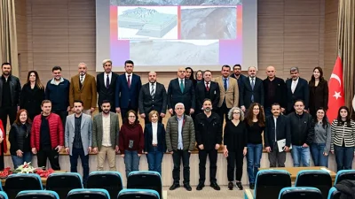 Programda konuşan KSÜ Mühendislik ve Mimarlık Fakültesi Jeoloji Mühendisliği Bölümü