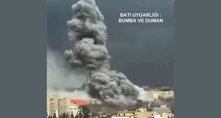 medeniyetiniz iste bu sizin