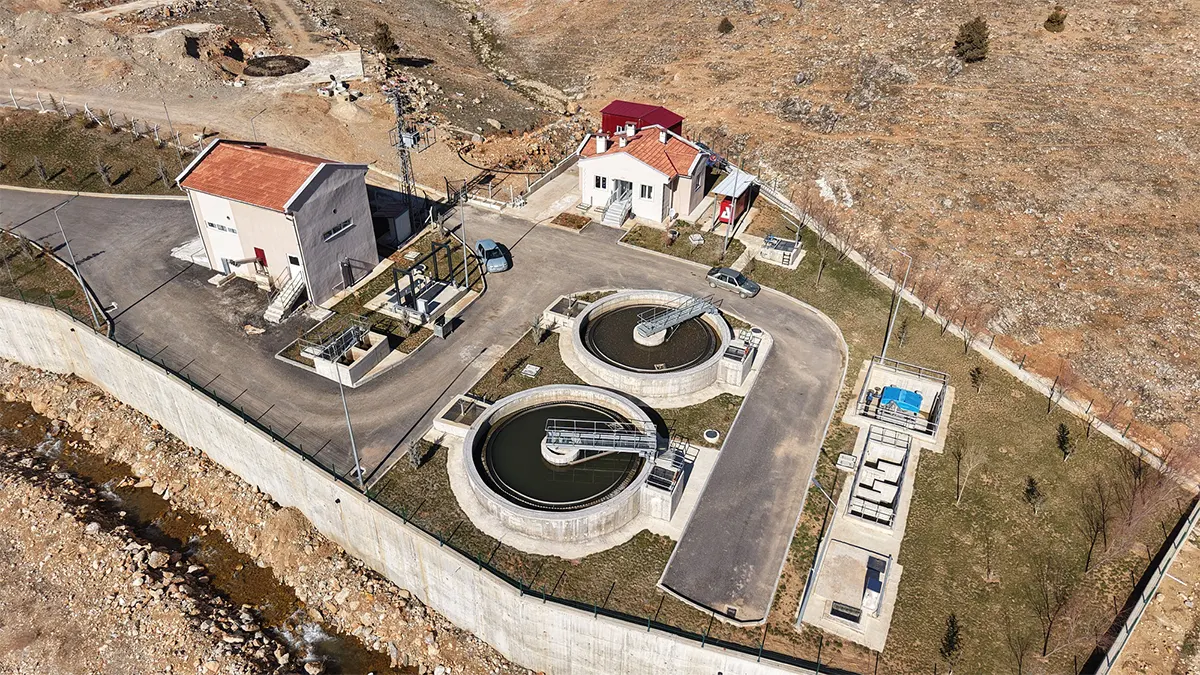 nurhak atiksu aritma tesisi hizmete alindi