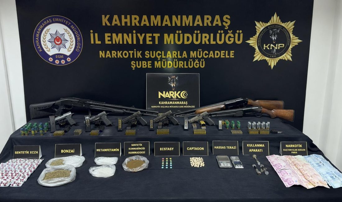 Operasyon kapsamında yapılan aramalarda; 12 bin 639 adet sentetik ecza