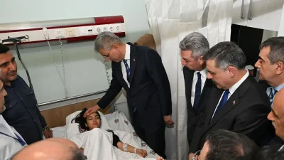 İçişleri Bakanı Mustafa Çiftçi, hayatını kaybeden vatandaşların ailelerine başsağlığı, yaralılara