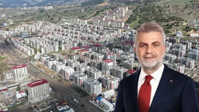 Toplantıda, deprem sonrası inşa edilen konut projelerinin mevcut durumu, ilerleme