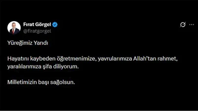 Kahramanmaraş Büyükşehir Belediye Başkanı Fırat Görgel, Onikişubat’taki Ayser Çalık Ortaokulu’nda