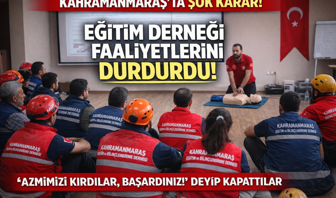 Tüm bu gelişmeler doğrultusunda dernek yönetimi, faaliyetleri durdurma kararı aldıklarını