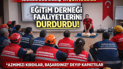 Tüm bu gelişmeler doğrultusunda dernek yönetimi, faaliyetleri durdurma kararı aldıklarını
