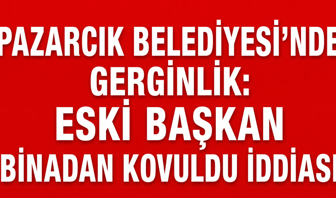 Henüz nedeni netlik kazanmayan tartışmada, belediyede görev yapan bir müdürün