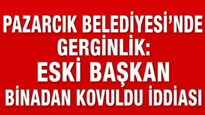Henüz nedeni netlik kazanmayan tartışmada, belediyede görev yapan bir müdürün