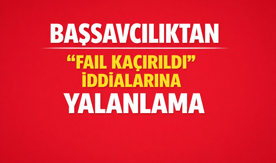 Açıklamada, yapılan olay yeri incelemesi sonucunda failin olay yerinde hayatını
