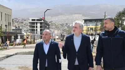 Gerçekleştirilen saha ziyaretinde Başkan Görgel’e ilgili kurum temsilcileri eşlik ederken,