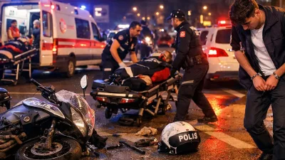 Polis ekiplerinin “dur” ihtarına uymayarak kaçmaya başlayan sürücü, kovalamaca sırasında