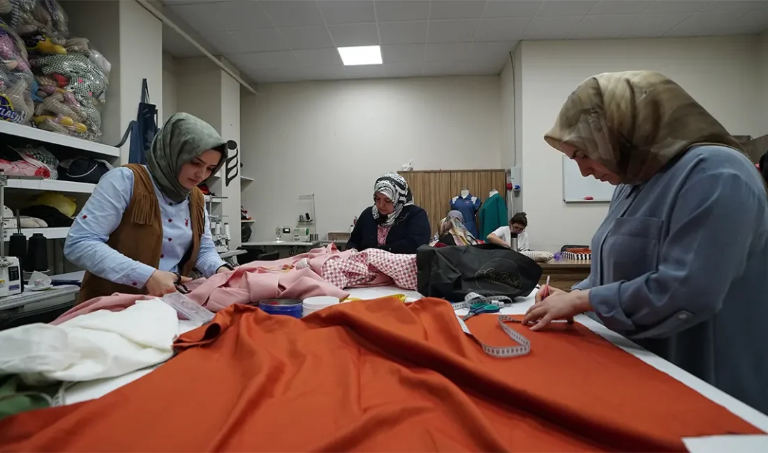 Kurslar arasında en fazla ilgi gören branşların başında giyim ve