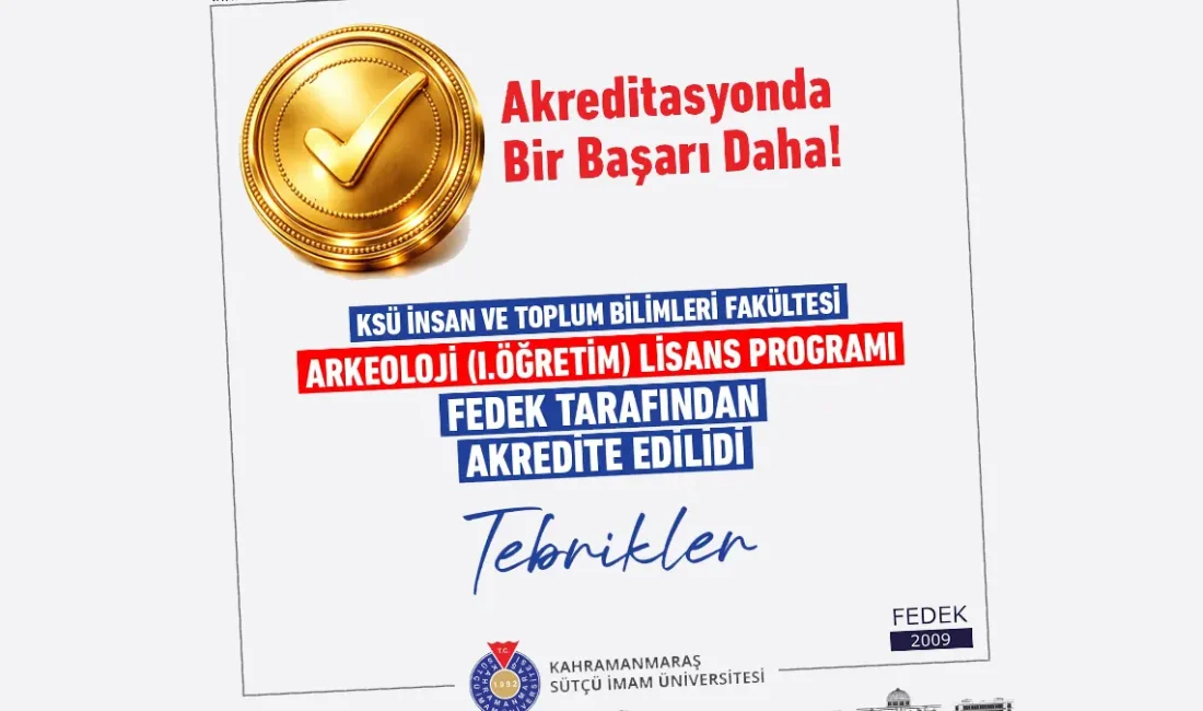 Söz konusu gelişmenin ardından Arkeoloji Bölüm Başkanı Prof. Dr. Oktay