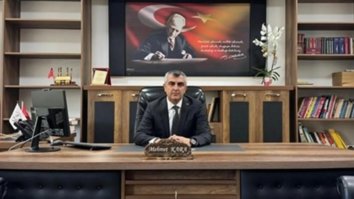 pazarcik ilce milli egitim muduru mehmet kara asaleten atandi