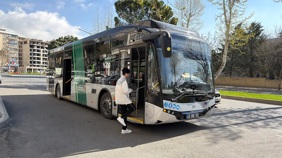 Sessiz, çevreci, konforlu! Kahramanmaraş’ta elektrikli otobüs dönemi 1 sessiz cevreci konforlu kahramanmarasta elektrikli otobus donemi