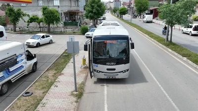 TOKİ konutları ile Meslek Yüksek Okulu arasında hizmet veren yeni