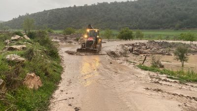 Meteorolojik tahminlerin de üzerine çıkan yağış miktarının, bölgede afet boyutuna
