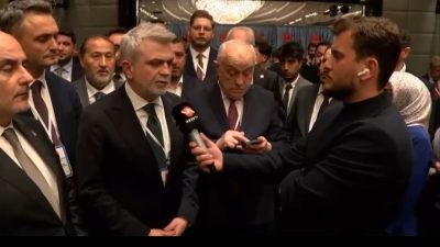 Genel kurul öncesindeki atmosferi eleştiren Görgel, toplantı sürecinde yaşananlara tepki