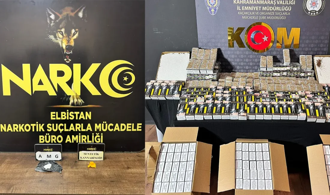 Elbistan Narkotik Büro Amirliği ekiplerinin yürüttüğü operasyonda, 3,91 gram sentetik