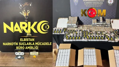 Elbistan Narkotik Büro Amirliği ekiplerinin yürüttüğü operasyonda, 3,91 gram sentetik