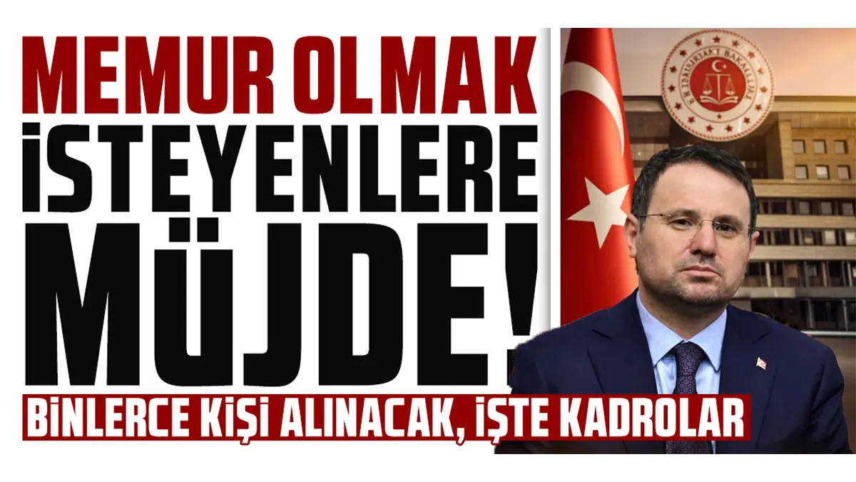 Adalet Bakanlığı 15 bin sözleşmeli personel alacak! İşte alınacak kadrolar 1 adalet bakanligi bin sozlesmeli personel alacak iste alinacak kadrolar