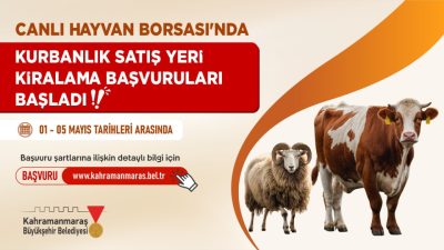 Büyükşehir Belediyesi, kurbanlık satışlarının hem satıcılar hem de vatandaşlar açısından