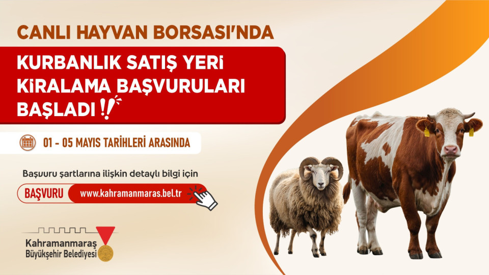 Büyükşehir Belediyesi, kurbanlık satışlarının hem satıcılar hem de vatandaşlar açısından