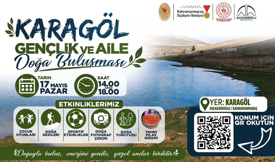 Gençlik Bayramı Karagöl’de Doğayla Kutlanacak; Tüm Vatandaşlar Davetli “Gençlik ve Aile” temasıyla gerçekleştirilecek organizasyonda, çocuklardan gençlere, ailelerden doğaseverlere