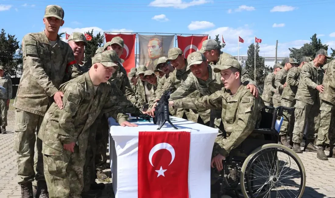 Kahramanmaraş Valisi Mükerrem Ünlüer, Engelliler Haftası kapsamında düzenlenen Temsili Askerlik