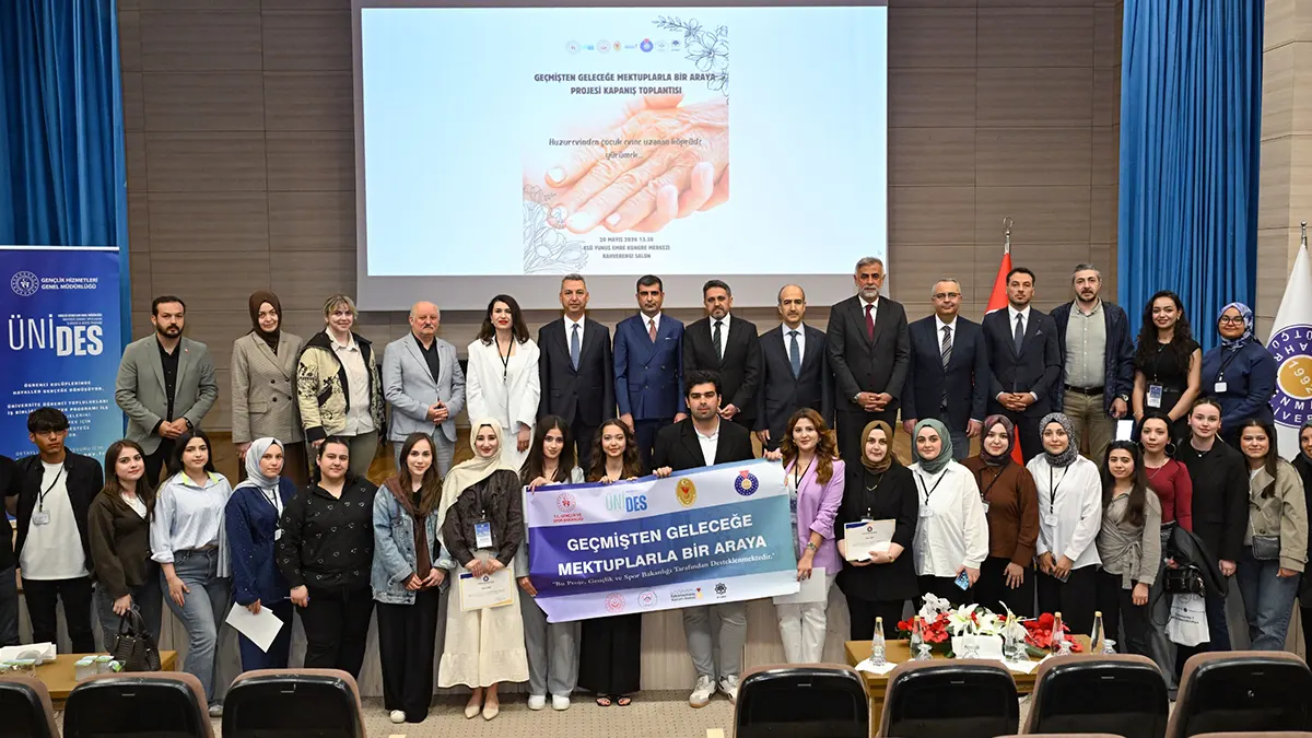 KSÜ’de “Geçmişten Geleceğe Mektuplarla Bir Araya” Projesinin Kapanış Programı Gerçekleştirildi 1 ksude gecmisten gelecege mektuplarla bir araya projesinin kapanis programi gerceklestirildi