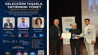 Panel kapsamında İş Kulübü Lideri Ayşe Kayabaşı tarafından öğrencilere bilgilendirme