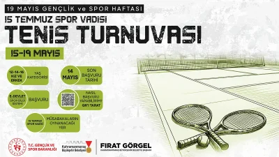 Organizasyon kapsamında 12, 14 ve 16 yaş kategorilerindeki sporcular kortta