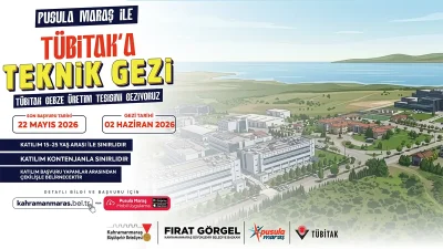 Kahramanmaraş Büyükşehir Belediyesinin gençlik markası Pusula Maraş, gençlere yönelik bilim