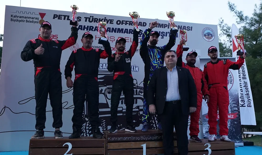 Türkiye Offroad Şampiyonası’nın ikinci etabında sporcular; çamurlu yollar, dik rampalar,