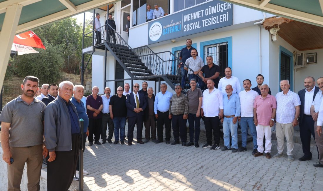 GAFFARLI MAHALLESİ’NDE TALEPLER YERİNDE GÖRÜŞÜLDÜ Toplantıda, Kahramanmaraş’ın geleceği açısından önemli başlıklar arasında yer alan Doğu