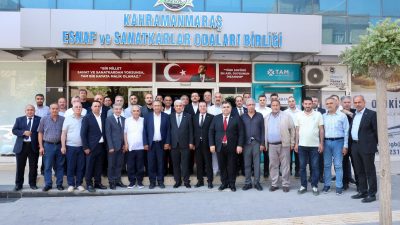 KMTSO Yönetim Kurulu Başkanı Mustafa Buluntu, Kahramanmaraş’ın üretim, ticaret ve