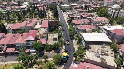 Bu kapsamda çalışmaların son durağı Dulkadiroğlu’ndaki Haydarbey Caddesi oldu. Yol
