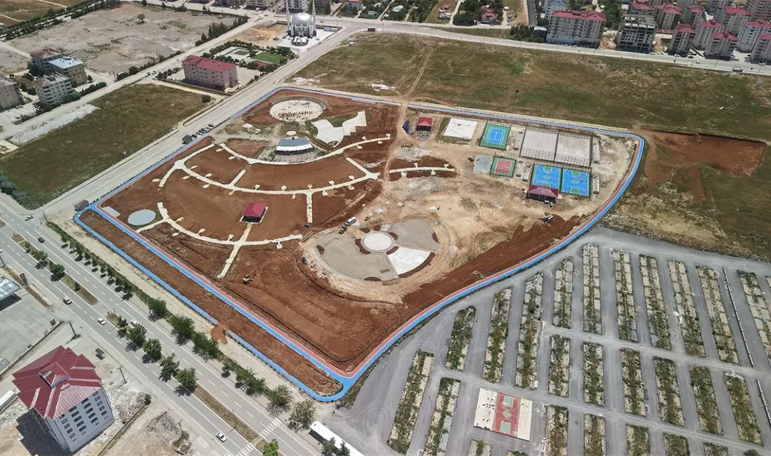 Park ve Bahçeler Dairesi Başkanlığı koordinesinde sürdürülen çalışmalar çerçevesinde alana