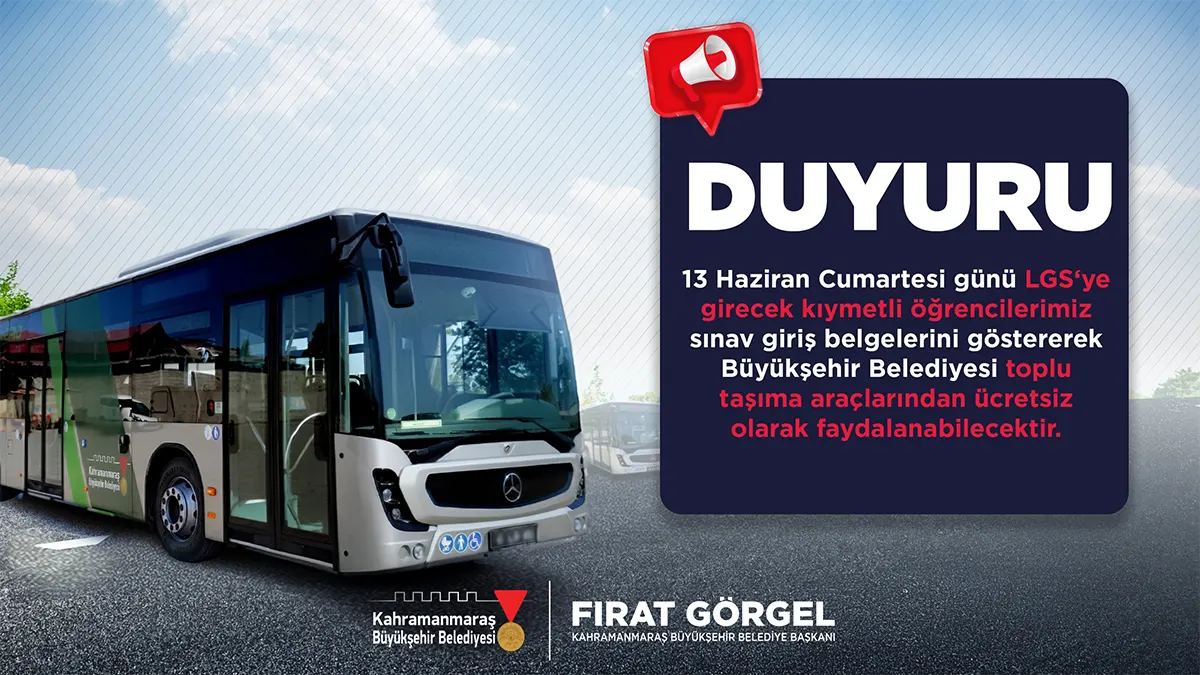 Büyükşehir’den LGS Günü Öğrenci ve Velilere Tam Destek 1 buyuksehirden lgs gunu ogrenci ve velilere tam destek