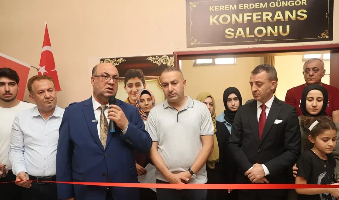 Kur’an-ı Kerim tilaveti ve dualarla gerçekleştirilen programda, şehit Kerem Erdem