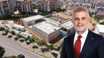Kahramanmaraş Büyükşehir Belediyesi tarafından Yamaçtepe Mahallesi’nde yapımı sürdürülen 370 milyon