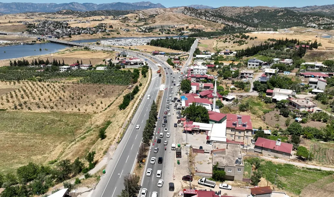 Çalışmalar süresince Batı Çevre Yolu'ndaki trafik akışı geçici ulaşım planına