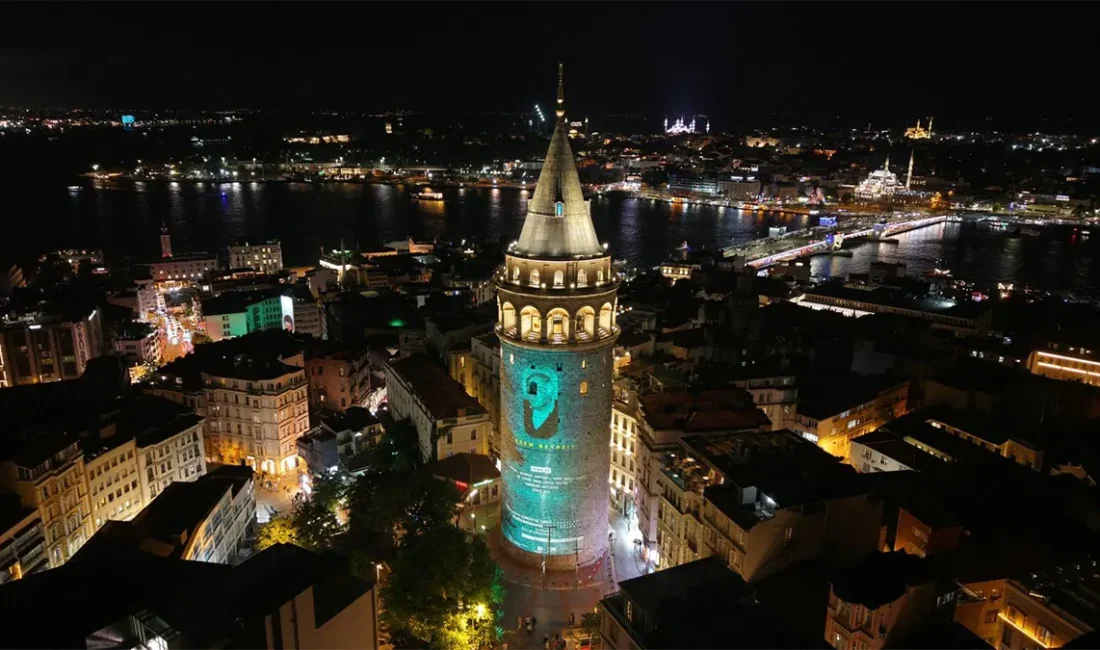 Kahramanmaraş’ın “Edebiyat” Işığı Galata Kulesi’ne Yansıdı İstanbul'un en yoğun ziyaret edilen noktalarından biri olan Galata Kulesi'nde