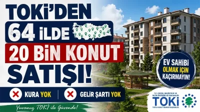 Kahramanmaraş’ta ev sahibi olmak isteyen vatandaşları yakından ilgilendiren TOKİ açık