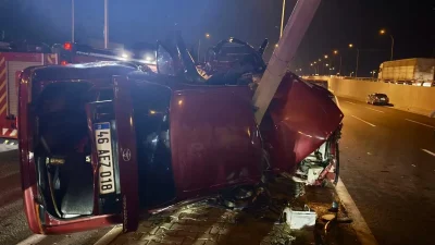 Kaza, Onikişubat ilçesi Kayseri yolu üzerindeki Ağcalı Kavşağı’nda meydana geldi.