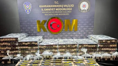 Operasyonlarda 149 bin 200 adet kıyılmış tütünle doldurulmuş makaron sigara