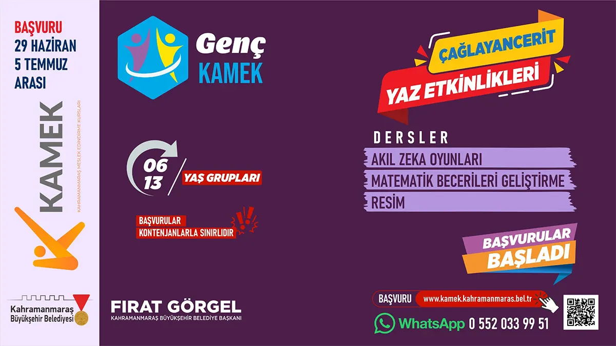 kamek atolyeleri ilcelerde ucretsiz kurslara basvurular basladi