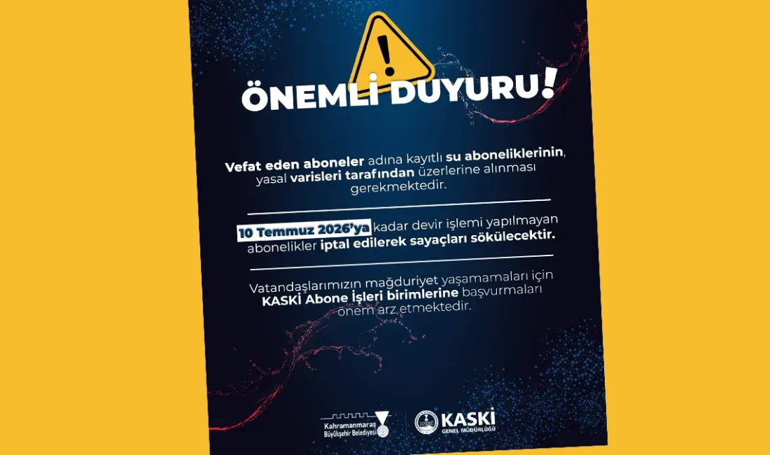 Yapılan değerlendirmeler doğrultusunda, 10 Temmuz 2026 tarihine kadar devir işlemi