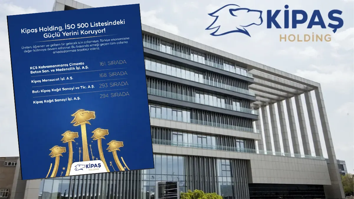 Kipaş Holding, İSO 500'de Dört Şirketiyle Güç Gösterisi Yaptı 1 kipas holding iso de dort sirketiyle guc gosterisi yapti