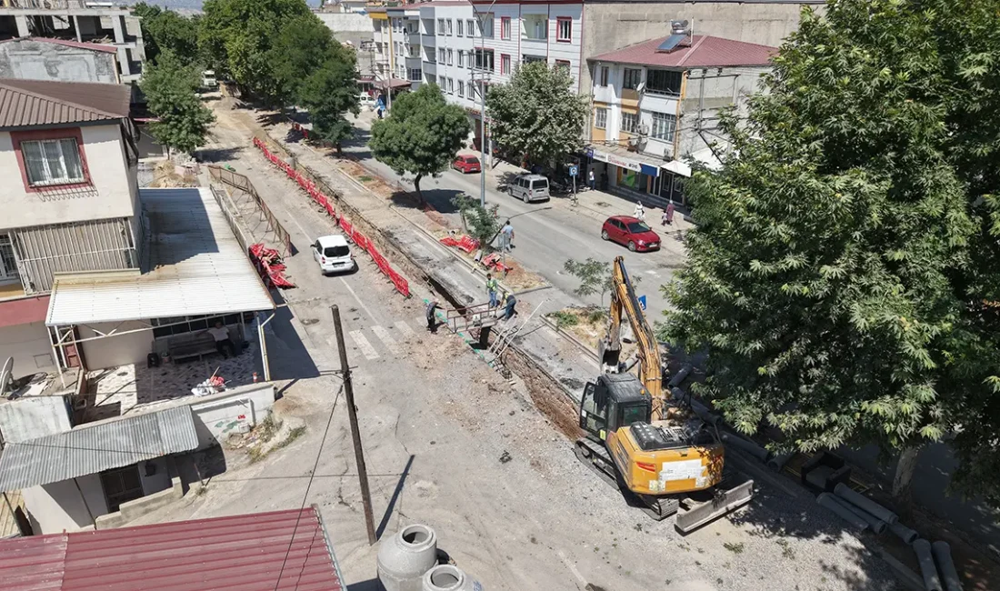 Mehmet Ali Kısakürek Caddesi’nde 1,7 Milyon Euro’luk Altyapı Yatırımıyla Güçlü Dönüşüm Bölgenin uzun yıllar boyunca ihtiyaçlarına cevap verecek şekilde planlanan çalışmalar